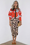 Brown Leopard Jaspre Skirt