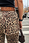 Leopard Lucia Scallop Detail Jeans