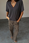 Leopard Lucia Scallop Detail Jeans Petite