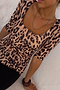 Leopard Jersey Top