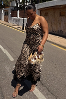 Thumbnail for Leopard Lace Patti Dress