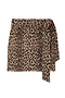 Leopard Lucia Mini Denim Jaspre Skirt