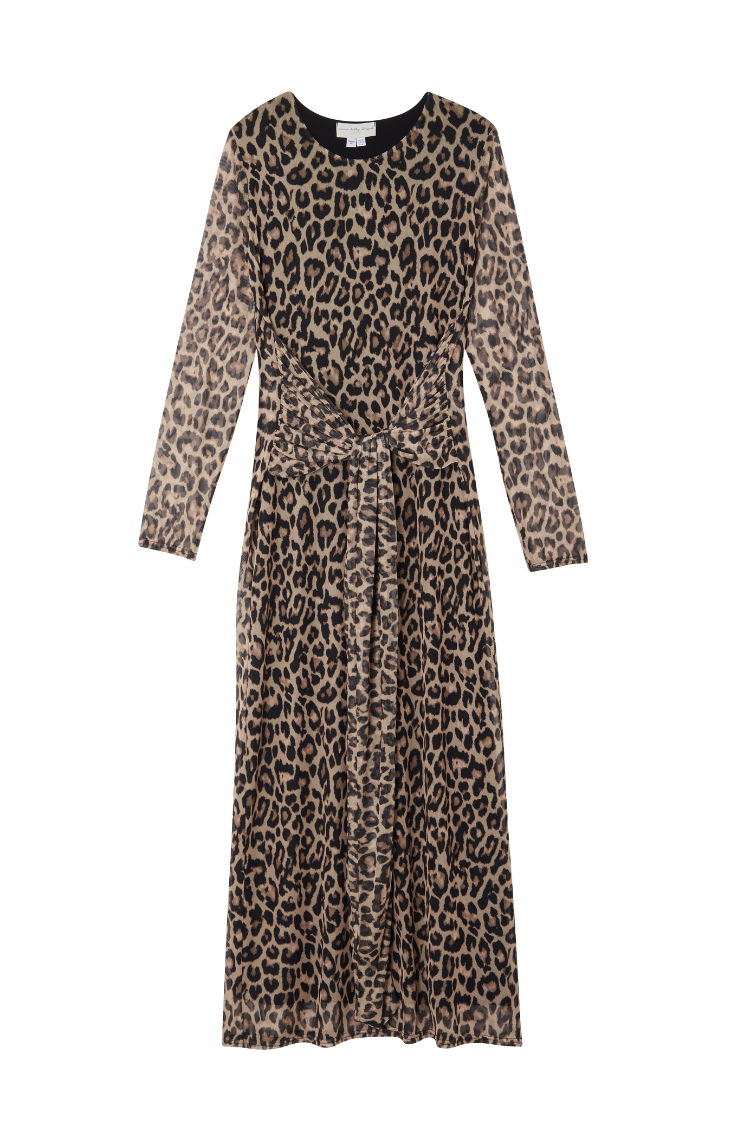 Leopard Mesh Mia Dress