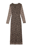 Thumbnail for Leopard Mesh Mia Dress