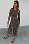 Leopard Mesh Mia Dress