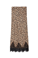 Thumbnail for Leopard Lace Maeva Midi Skirt