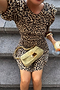 Leopard Mini Nara Dress