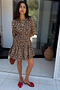 Leopard Mini Nara Dress