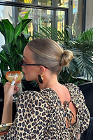 Thumbnail for Leopard Mini Nara Dress