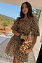 Leopard Mini Nara Dress
