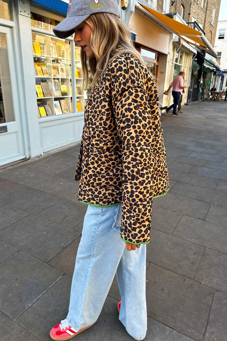 Never fully dressed leopard coat hotsell