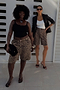 Leopard Lucia Scallop Pocket Long Shorts