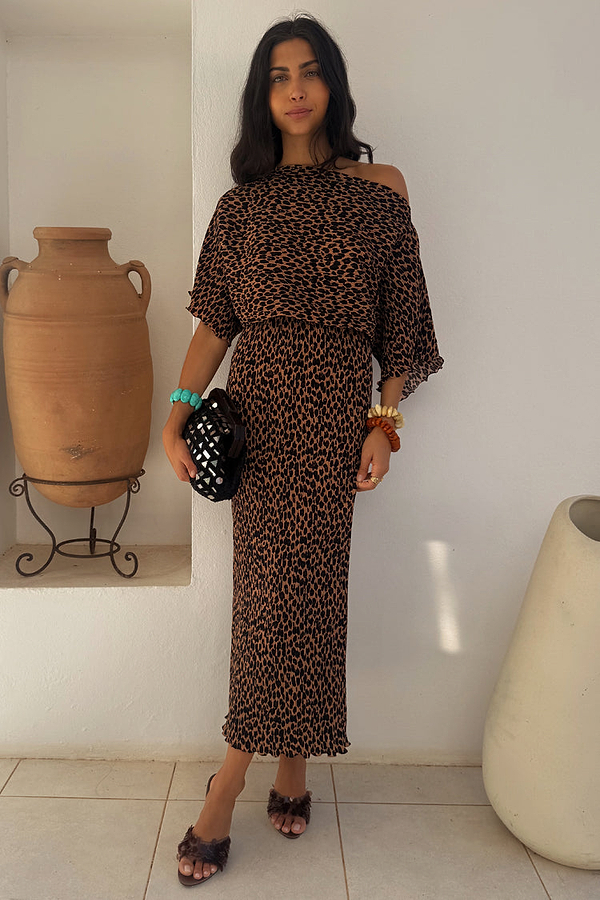 Lucia Leopard Tilly Dress