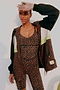Leopard Windbreaker Jacket