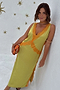 Olive and Orange Lace Clio Dress