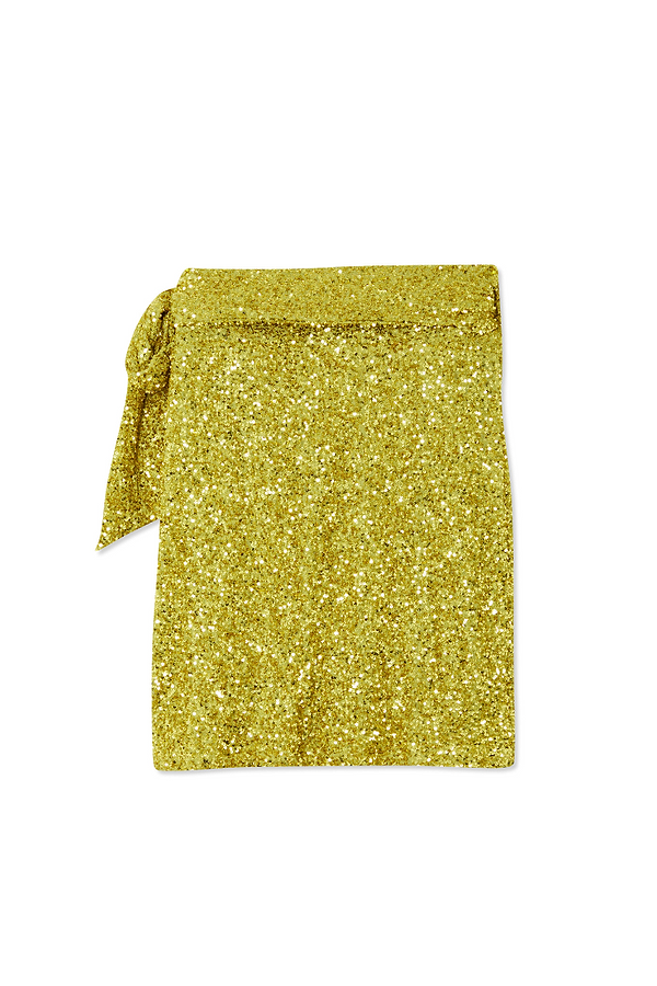 Glitter yellow skirt shop
