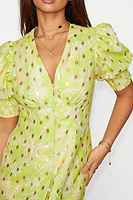 Thumbnail for Lime Mosaic Lindos Dress Petite