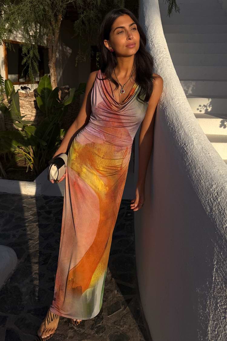 NEVER FULLY DRESSED Abstract Malika Dress