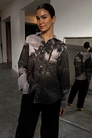 Thumbnail for caption_Model wears Mallorca Cristi Shirt  in UK size 10/ US 6
