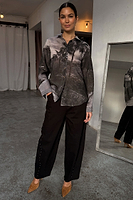 Thumbnail for caption_Model wears Mallorca Cristi Shirt  in UK size 10/ US 6
