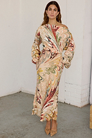 Thumbnail for Multi Marble Tilly Dress Petite