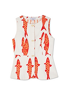 Thumbnail for Cream Marina Sol Waistcoat