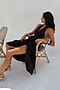 Black Matilda Wrap Dress