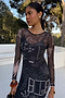 Mono Palma Mesh Dress