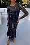 Mono Palma Mesh Dress