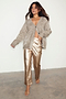 Metallic Knit Cardigan