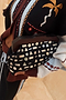 Black Beaded Mirror Bag