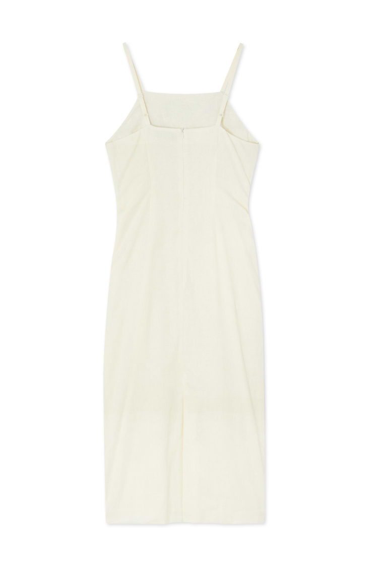 Cream Mirror Taliah Midi Dress