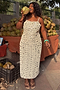Cream Mirror Taliah Midi Dress