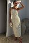 Cream Mirror Taliah Midi Dress