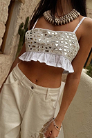 Thumbnail for caption_Model is 5ft7” and wears UK size 8/ US 4