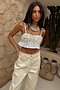 Cream Mirror Gabbi Top