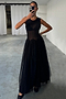 Black Mesh Monika Dress