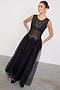 Black Mesh Monika Dress