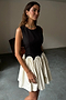 Black and Cream Mini Monika Dress
