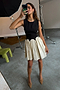 Black and Cream Mini Monika Dress