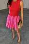 Red and Pink Mini Monika Dress Petite