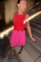 Thumbnail for Red and Pink Mini Monika Dress Petite