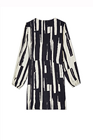 Thumbnail for Mono Abstract Mini Vienna Dress