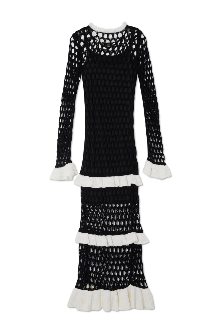 Mono Crochet Chloe Dress Petite