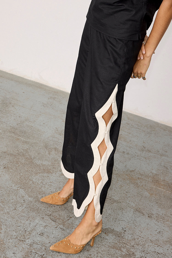 Mono Scallop Trousers