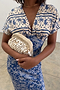 Blue Mosaic Elodie Dress