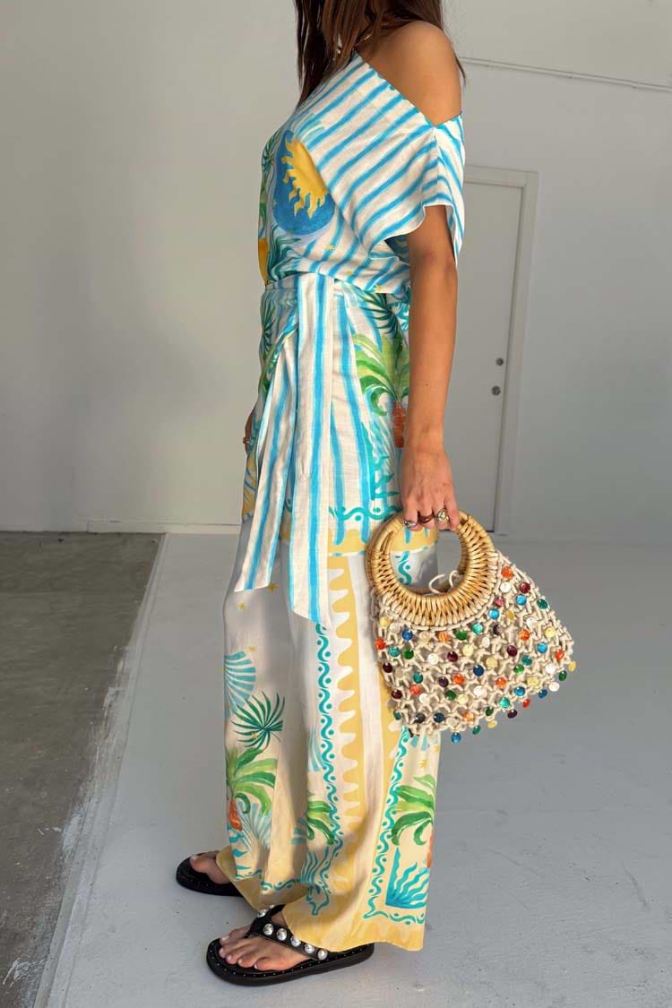 Multi Shell Macrame Bag