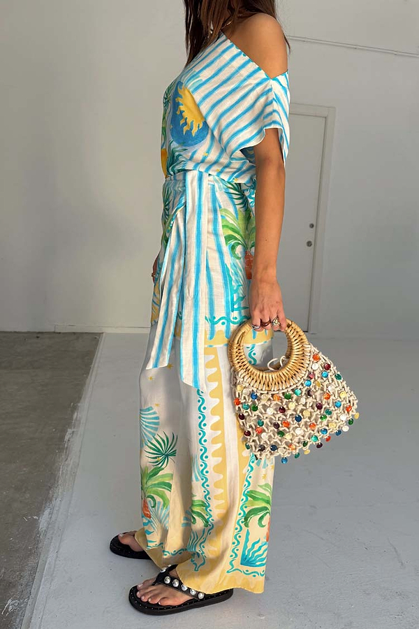 Multi Shell Macrame Bag