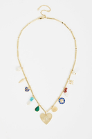 Thumbnail for Gold Plated Balearic Multi Charm Necklace