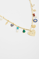 Thumbnail for Gold Plated Balearic Multi Charm Necklace